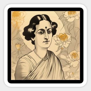 Indira Gandhi leader Sticker